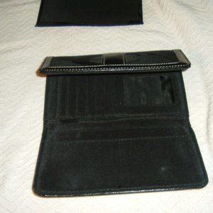 NWOT COACH WALLET WITH CHECKBOOK COVER